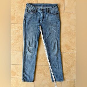 Old Navy Womens Flirt Jeans Size 4 Blue Denim Cotton Stretch Skinny Leg Slim